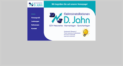 Desktop Screenshot of elektro-d-jahn.de